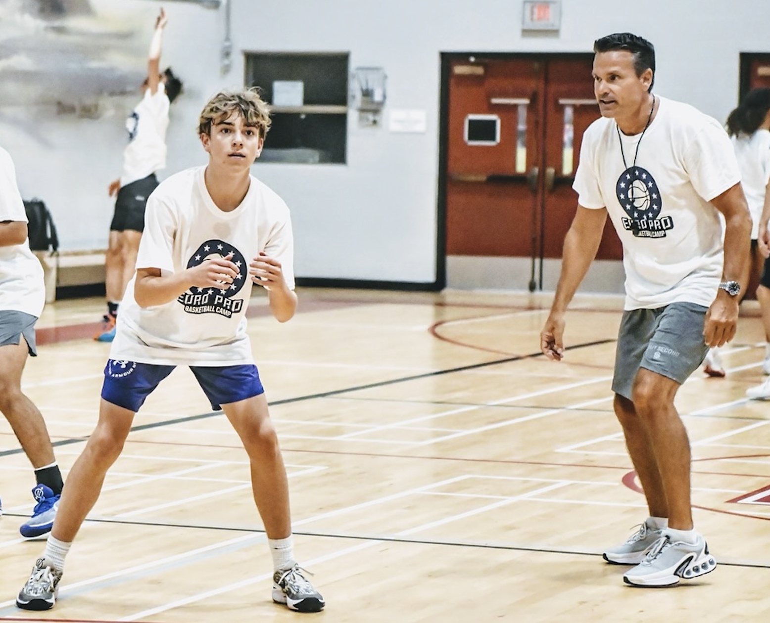 Drill session at Euro Pro camp
